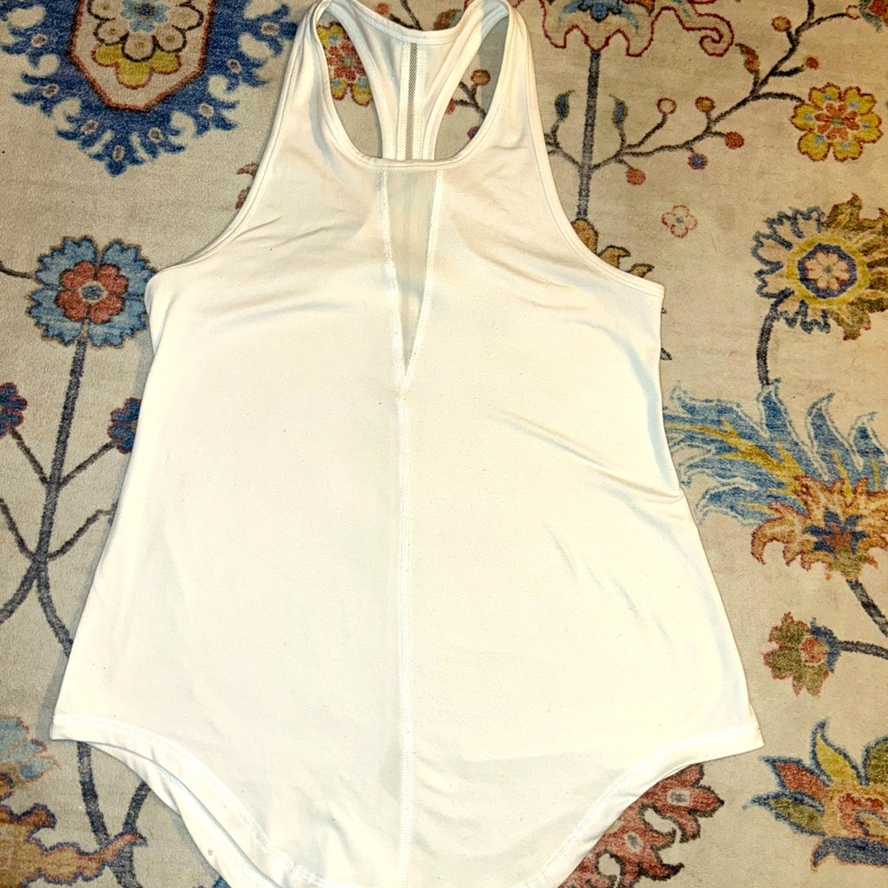 ZYIA WHITE SOFT ACTIVE TANKTOP